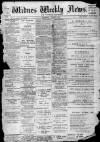 Widnes Weekly News and District Reporter Saturday 05 January 1907 Page 1