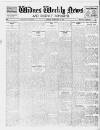 Widnes Weekly News and District Reporter Friday 25 February 1921 Page 1