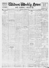Widnes Weekly News and District Reporter Thursday 24 March 1921 Page 1