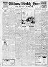 Widnes Weekly News and District Reporter Friday 27 May 1921 Page 1