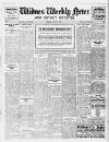 Widnes Weekly News and District Reporter Friday 01 July 1921 Page 1
