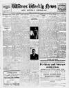Widnes Weekly News and District Reporter Friday 05 August 1921 Page 1