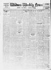 Widnes Weekly News and District Reporter Friday 18 November 1921 Page 1