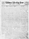 Widnes Weekly News and District Reporter Friday 30 December 1921 Page 1