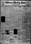 Widnes Weekly News and District Reporter Friday 01 December 1933 Page 1