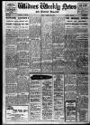 Widnes Weekly News and District Reporter Friday 26 August 1938 Page 1