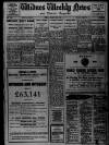 Widnes Weekly News and District Reporter Friday 18 August 1939 Page 1