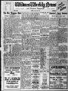 Widnes Weekly News and District Reporter Friday 30 May 1941 Page 1