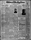 Widnes Weekly News and District Reporter Friday 26 March 1943 Page 1