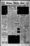 Widnes Weekly News and District Reporter Friday 22 January 1960 Page 1