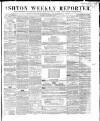 Ashton Reporter Saturday 19 December 1857 Page 1