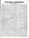 Greenock Advertiser Tuesday 09 September 1845 Page 1