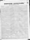 Greenock Advertiser Friday 07 January 1848 Page 1