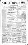 Chelsea News and General Advertiser Saturday 22 February 1868 Page 1