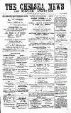 Chelsea News and General Advertiser Saturday 28 August 1869 Page 1
