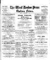 Chelsea News and General Advertiser Friday 13 September 1901 Page 1