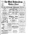 Chelsea News and General Advertiser Friday 11 March 1927 Page 1