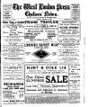 Chelsea News and General Advertiser Friday 31 August 1928 Page 1