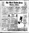 Chelsea News and General Advertiser Friday 21 March 1930 Page 1