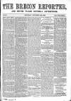 Brecon Reporter and South Wales General Advertiser Saturday 19 November 1864 Page 1