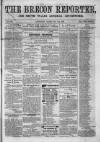 Brecon Reporter and South Wales General Advertiser Saturday 03 February 1866 Page 1