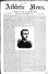 Athletic News Saturday 18 September 1875 Page 1