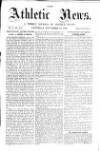 Athletic News Saturday 13 November 1875 Page 1