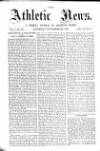 Athletic News Saturday 20 November 1875 Page 1