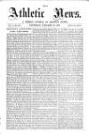 Athletic News Saturday 15 January 1876 Page 1