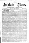 Athletic News Saturday 22 January 1876 Page 1