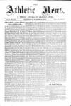 Athletic News Saturday 18 March 1876 Page 1