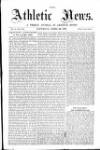 Athletic News Saturday 22 April 1876 Page 1
