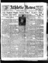 Athletic News Monday 01 March 1926 Page 1