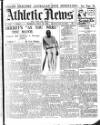 Athletic News Monday 23 July 1928 Page 1