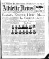 Athletic News Monday 25 March 1929 Page 1