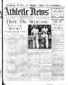 Athletic News Monday 17 June 1929 Page 1