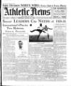 Athletic News Monday 26 August 1929 Page 1