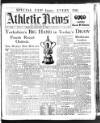 Athletic News Monday 13 January 1930 Page 1