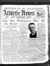 Athletic News Monday 17 February 1930 Page 1