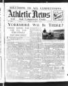 Athletic News Monday 03 March 1930 Page 1