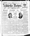Athletic News Monday 10 March 1930 Page 1