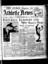 Athletic News Monday 25 August 1930 Page 1