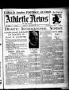 Athletic News Monday 08 December 1930 Page 1