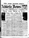 Athletic News Monday 26 January 1931 Page 1