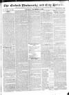Oxford University and City Herald Saturday 15 November 1823 Page 1