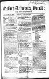 Oxford University and City Herald Saturday 08 January 1853 Page 1