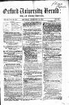 Oxford University and City Herald Saturday 12 February 1853 Page 1