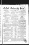 Oxford University and City Herald Saturday 15 November 1862 Page 1