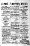 Oxford University and City Herald Saturday 31 October 1868 Page 1