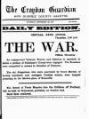 Croydon Guardian and Surrey County Gazette Thursday 20 September 1877 Page 1